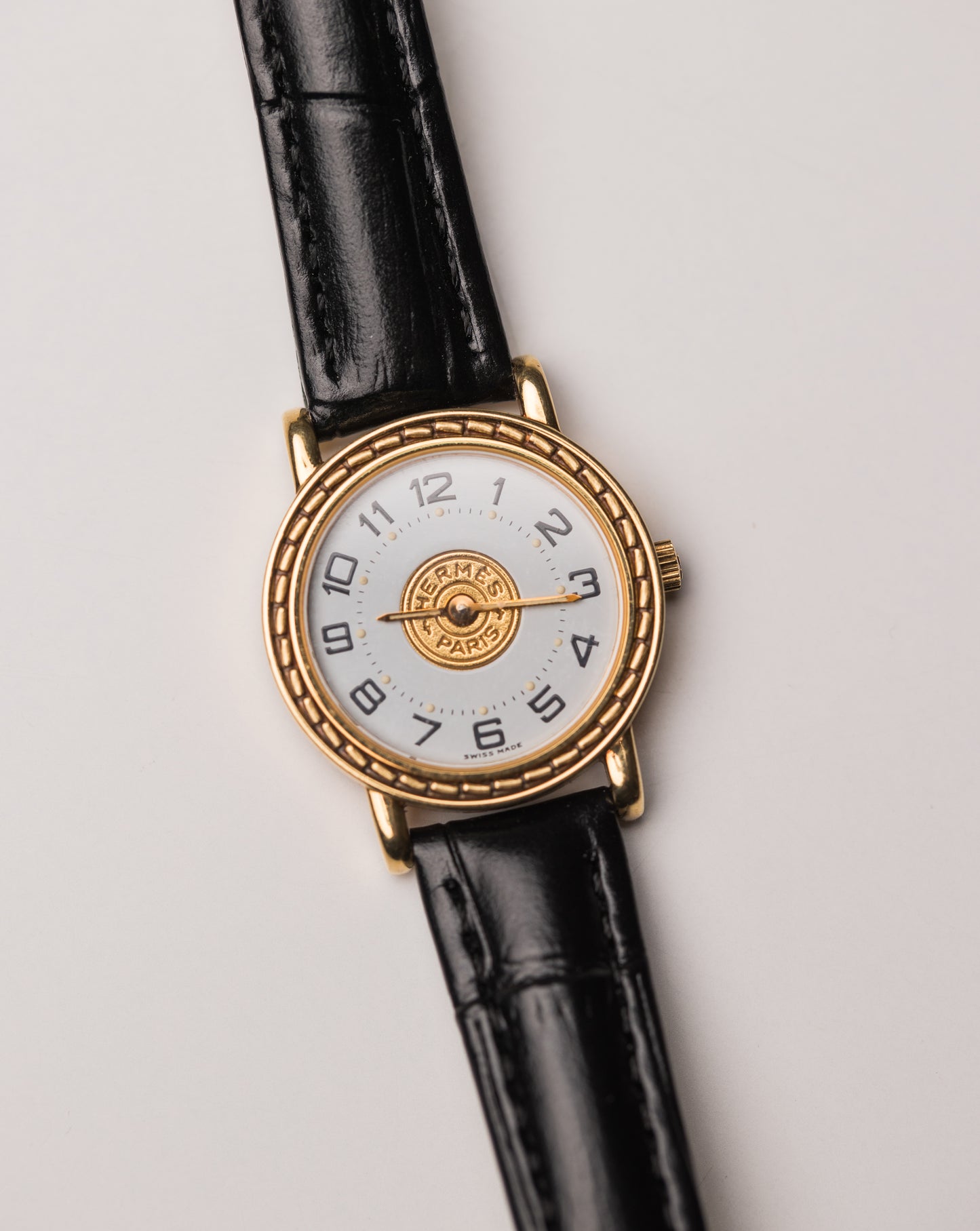 Hermès Sellier 25mm 18k Gold
