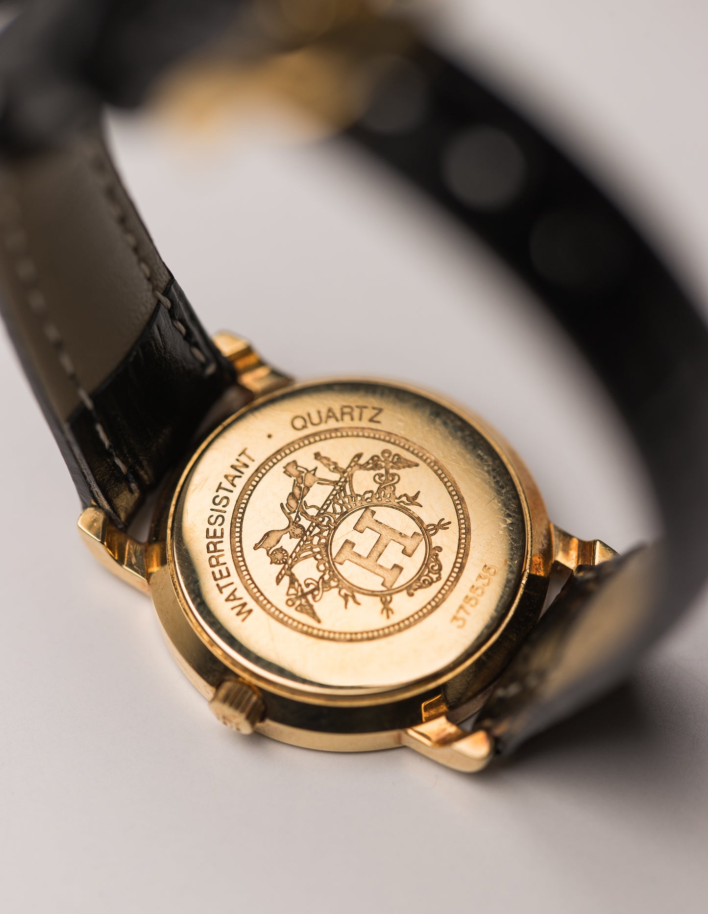 Hermès Sellier 25mm 18k Gold
